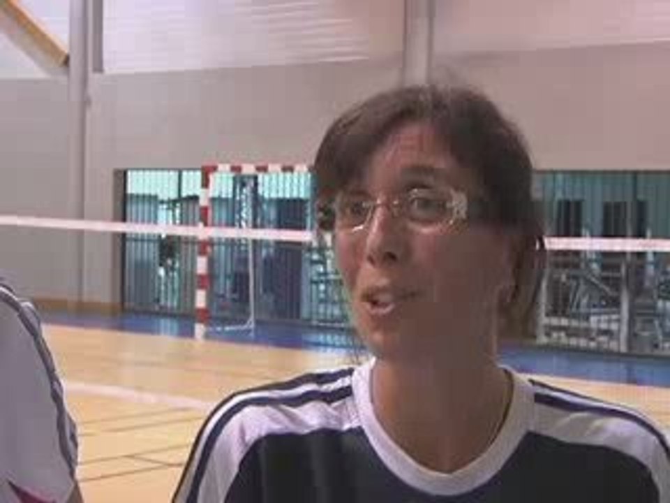 Mondial  vétérans de badminton : La paire française (Aube)