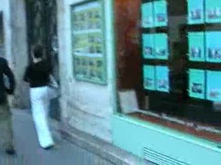 Marpessa Dawn and friends walking down the street in Paris