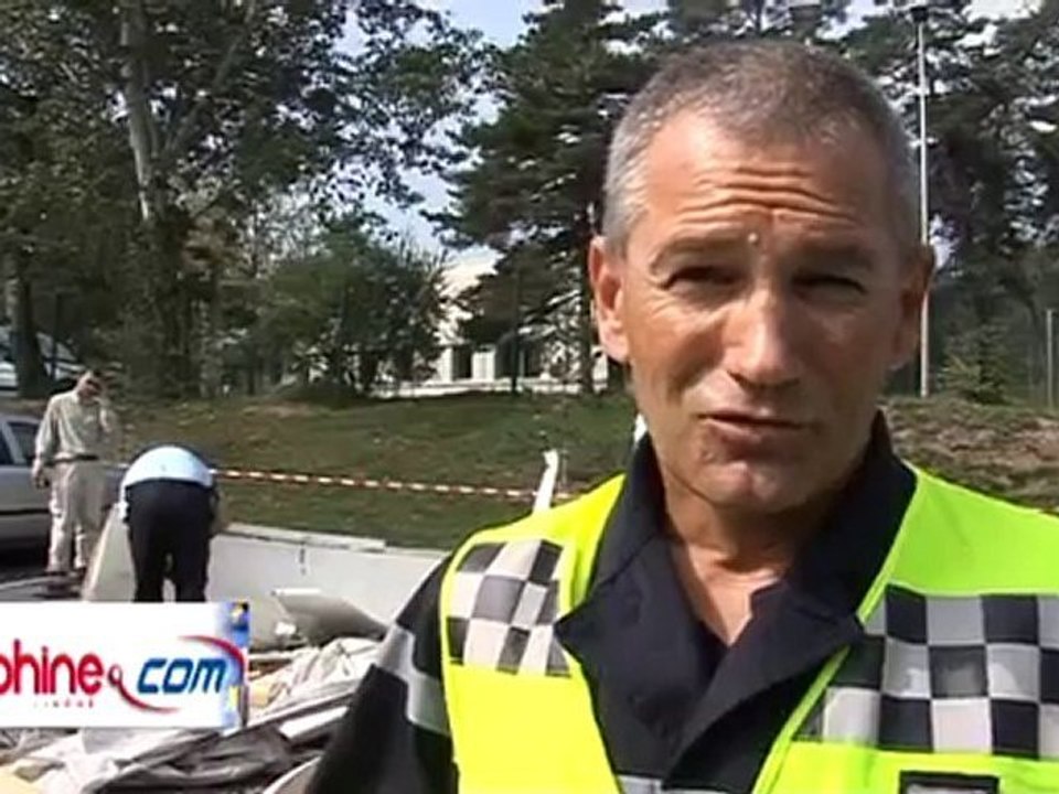 crach ULH à metz-tessy proche d'Annecy le 24 septembre 2009