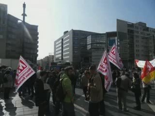 Manifestation contre la privatisation de La Poste