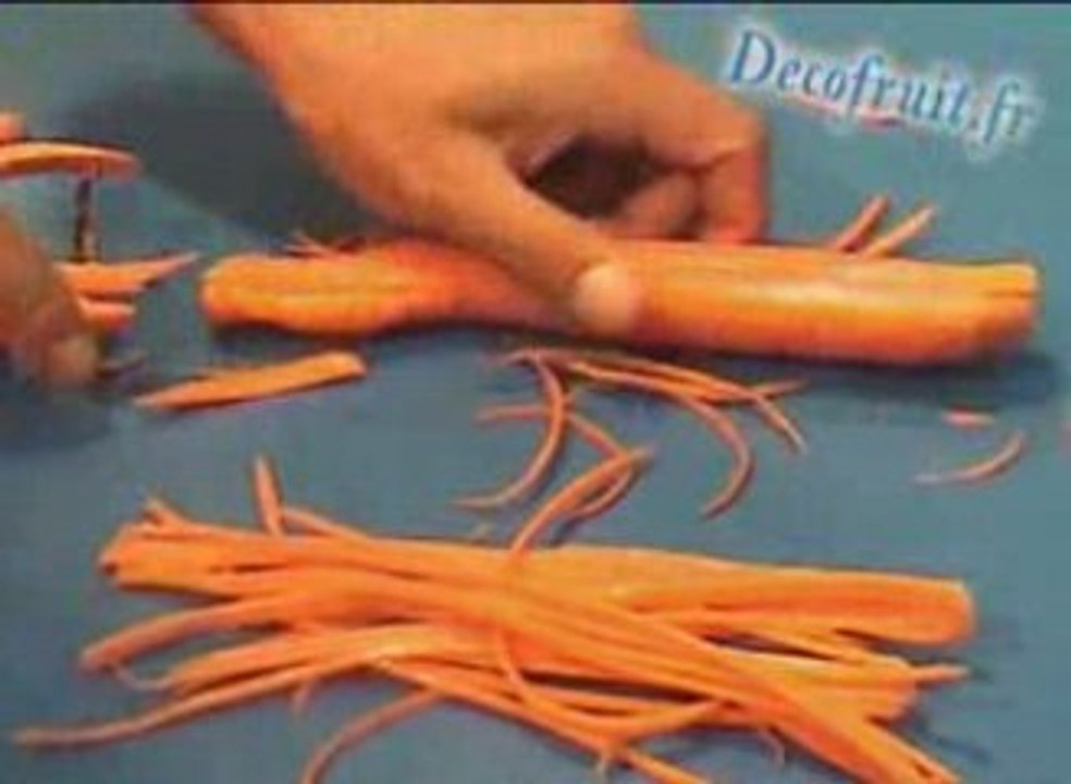 Julienne de carotte