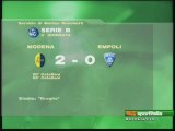 6^ giornata MODENA - Empoli 2-0 si
