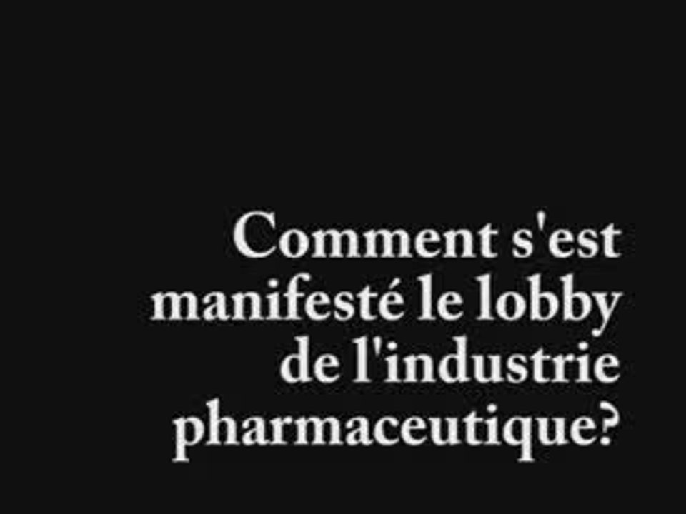 Lobbying pharmaceutique Catherine Lemorton députée PS