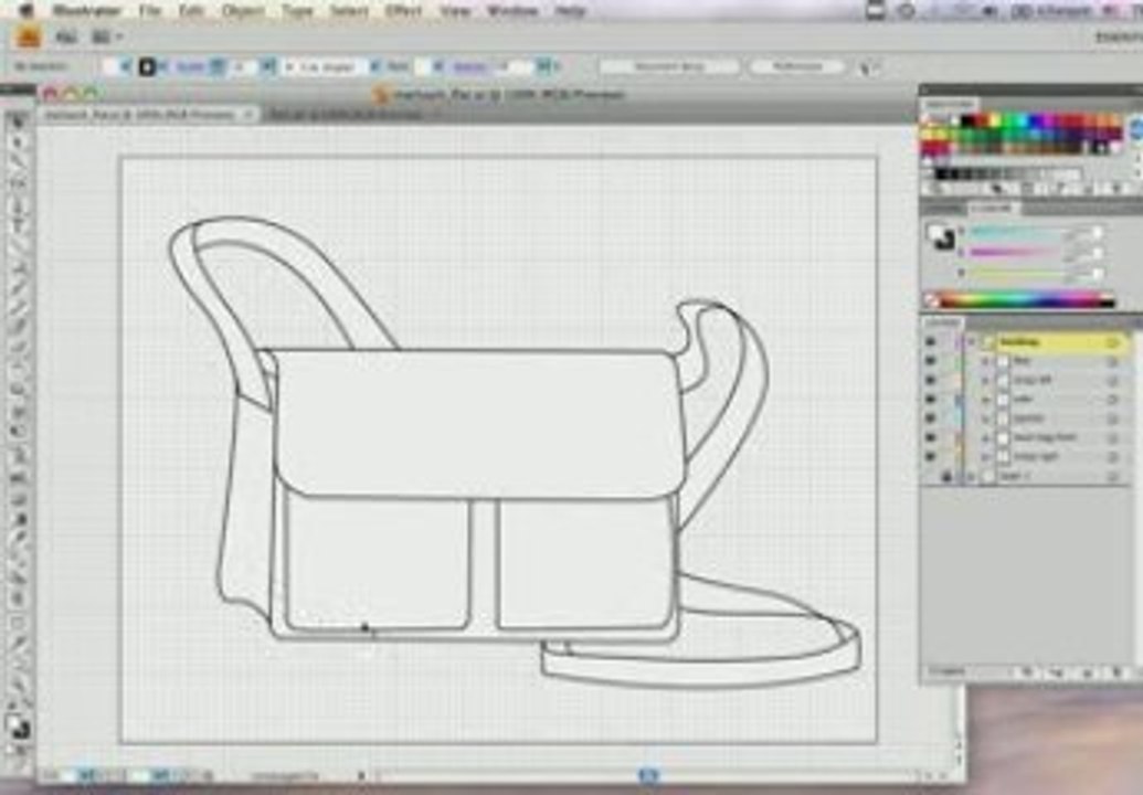 Vector flats in Illustrator, part 1: Basic Shapes