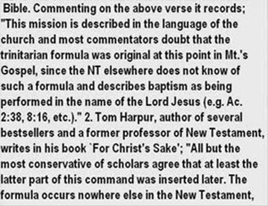 Trinity Doctrine-1
