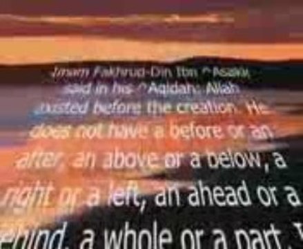 Allah Exists without a Place 3