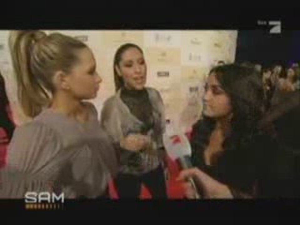 SAM über Monrose beim Bambi 2008