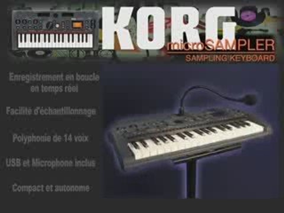 Korg Microsampler par la boite noire