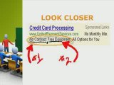 CREDIT CARD PROCESSING SERVICE SCAMS