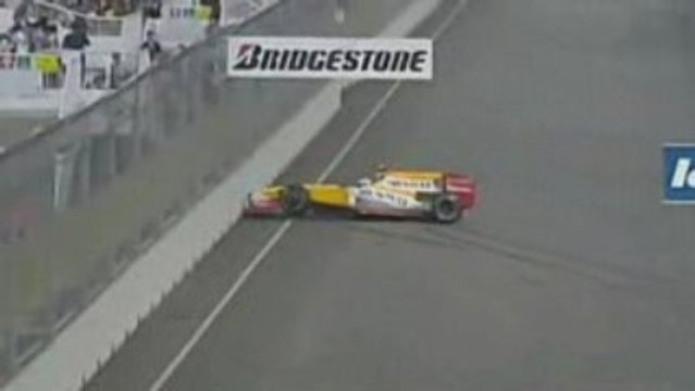 formule 1 singapour 2009 crash grosjean el 1