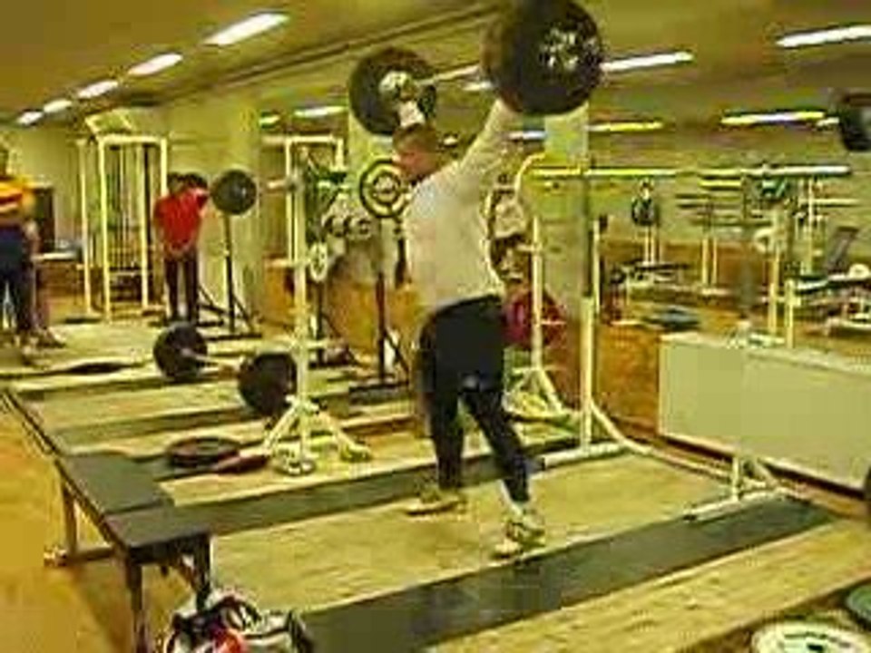 Haltero 3X130kgs power snatch