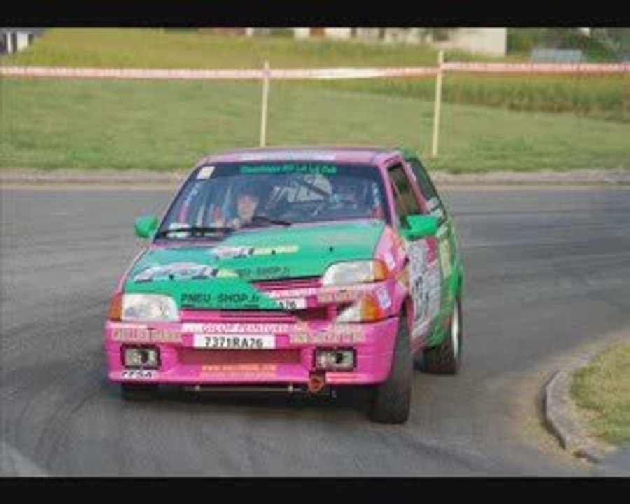 marina au rallye du val de bresle 2009