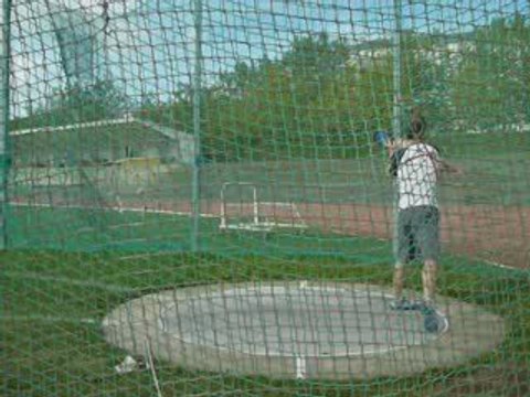 Athlé Entrainement 10 octobre 2009 lancer disque 38m50