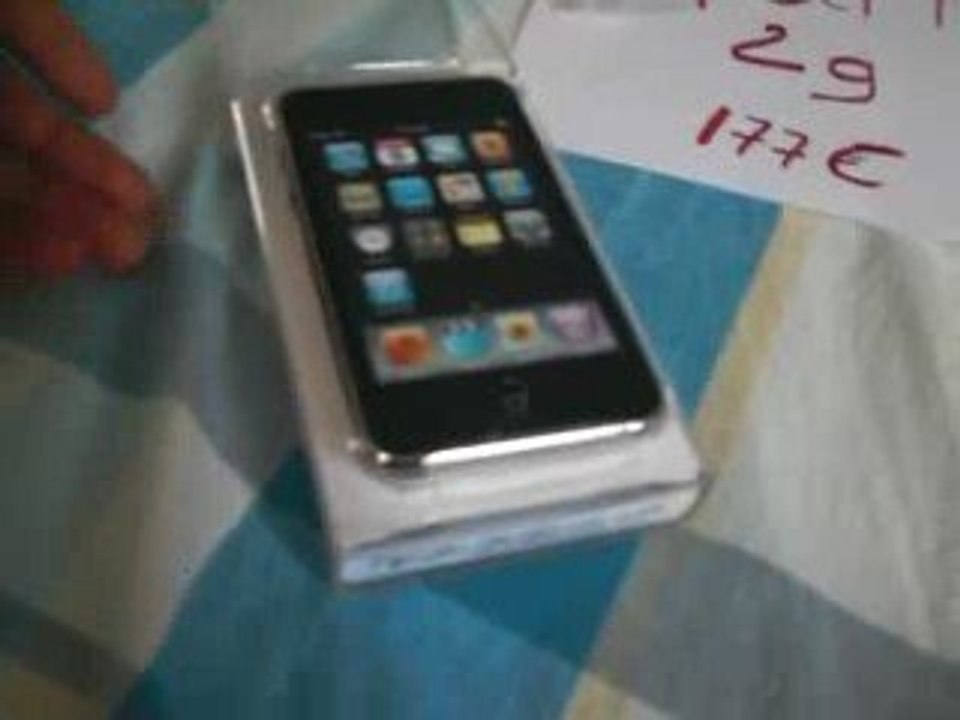 Déballage ipod touch