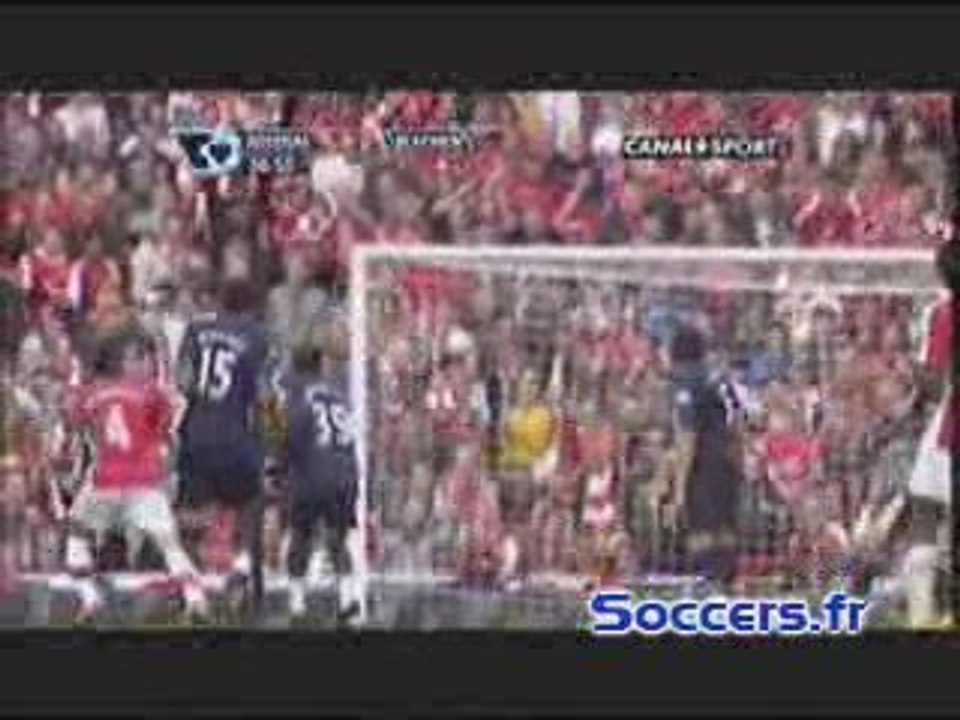 Arsenal 6 - 2 Blackburn Rovers Fabregas's Goal