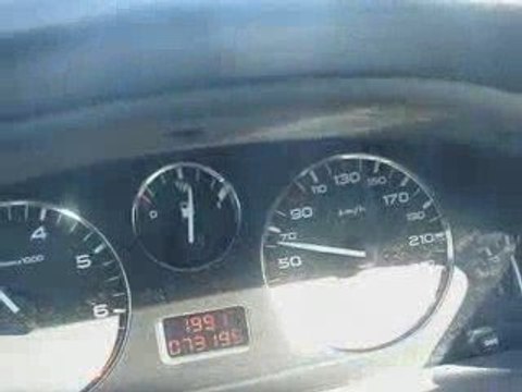 406 coupé V6 acceleration