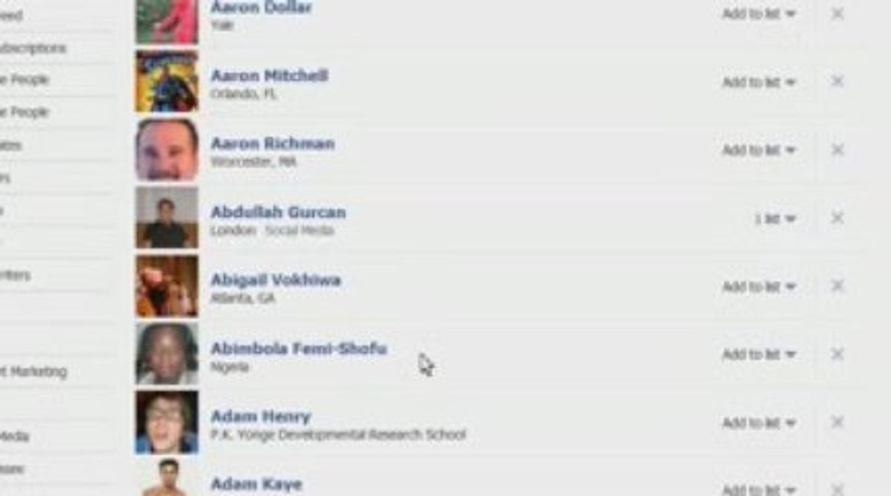 How To Organize Your Facebook Friends Into Lists!