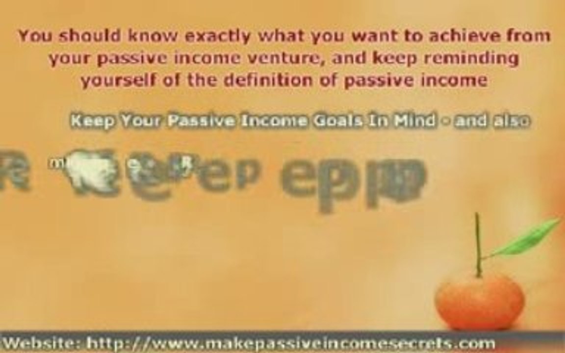 Ten Passive Income Ideas for a PASSIVE INCOME online.