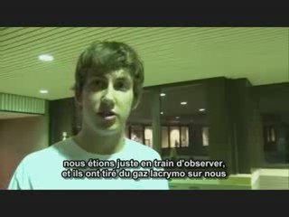 G20 : lacrymo sur les « dangereux » étudiants S/T