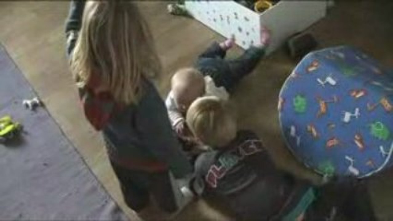 Louise et ses cousins Antonin et Félix