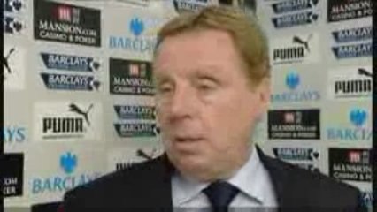 Harry Redknapp Tottenham 5-0 Burnley Sept 26th 2009