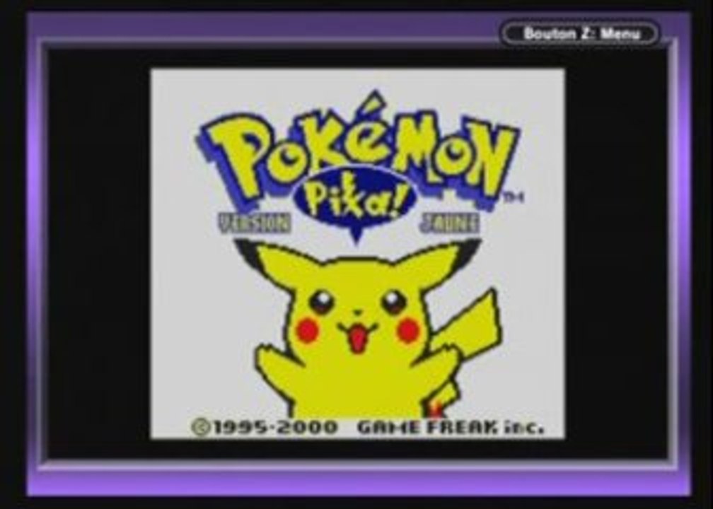 ingame Pokémon Version Jaune : Edition Spéciale Pikach