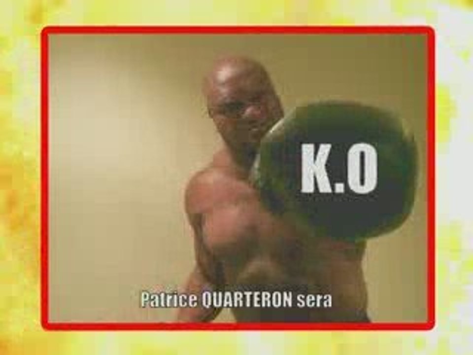 A-1 Bob Sapp Msg pour Patrice Quarteron