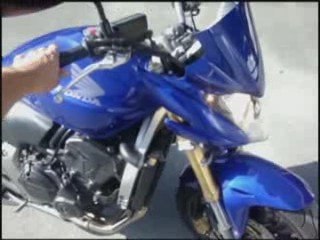 Honda Hornet 2007 - Pot d'origine et Laser Xtreme GP Style