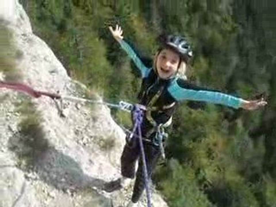 via ferrata avec Tamara