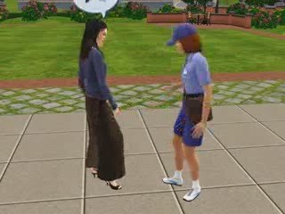 Olivia Ruiz version Sims 3 par la nièce de Vendée