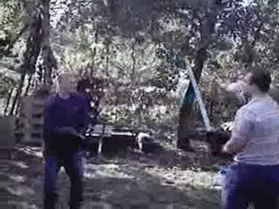 compagnie medieval les furet a l'entrainement