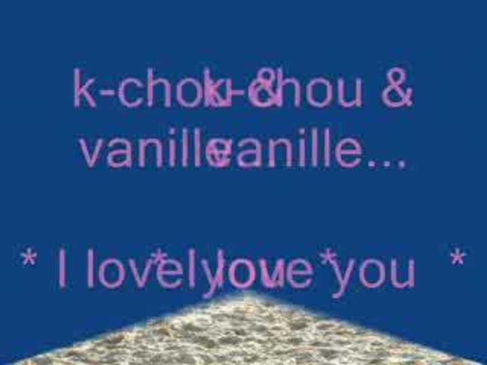 vanille!