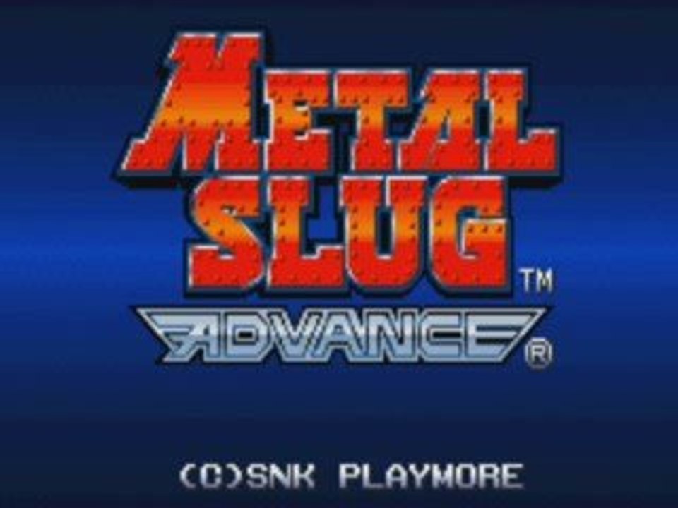 [ Test découverte ] Metal Slug Advance