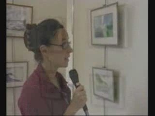 L'exposition des oeuvres de Valérie-Anne Bertin