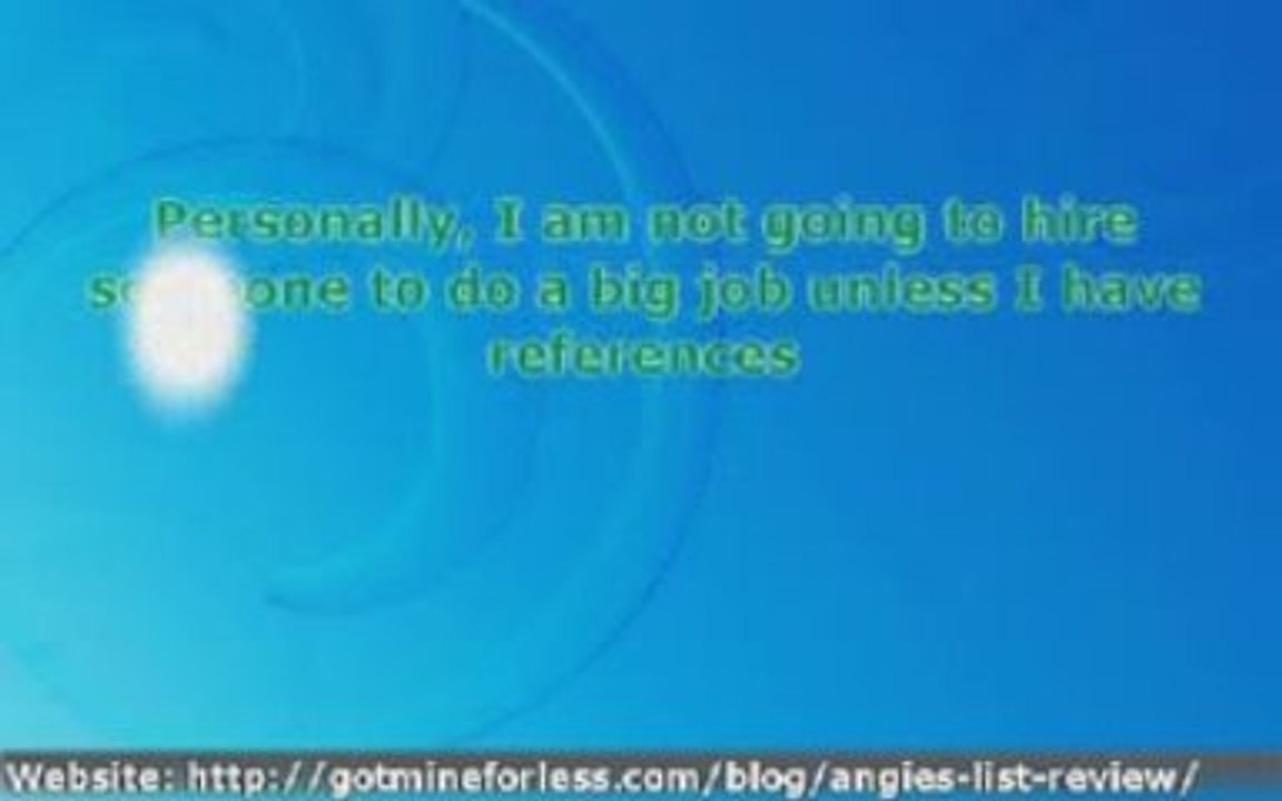 Angie's List Review