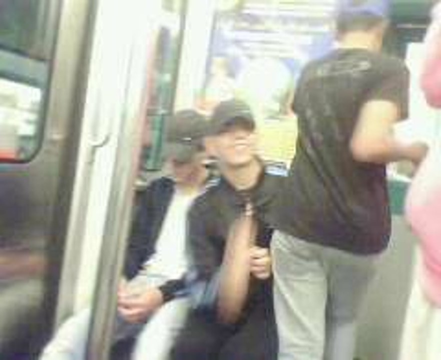 NARVALO DE MONTREUIL ENTRE LES VAGON DU METRO