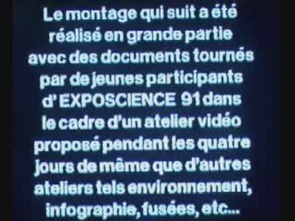 1991 Exposcience Pays de la Loire presentation