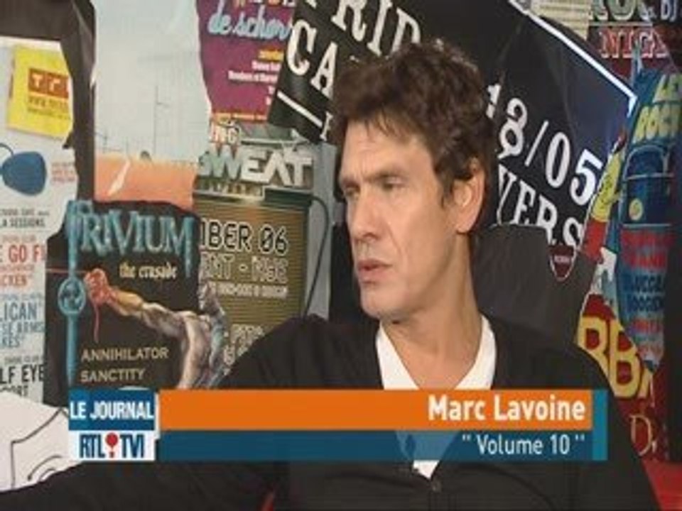 Petit reportage belge sur Marc Lavoine