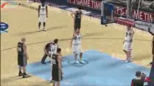(HD) NBA 2K10 GAMEPLAY SPURS VS JAZZ