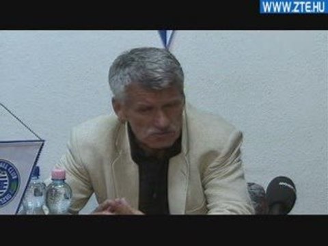 2009.09.26 Csank János nyilatkozott a ZTE-KTE bajnoki után
