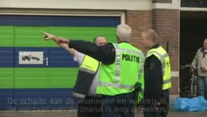 Nablussen na brand Stationsweg Alkmaar trekt veel bekijks