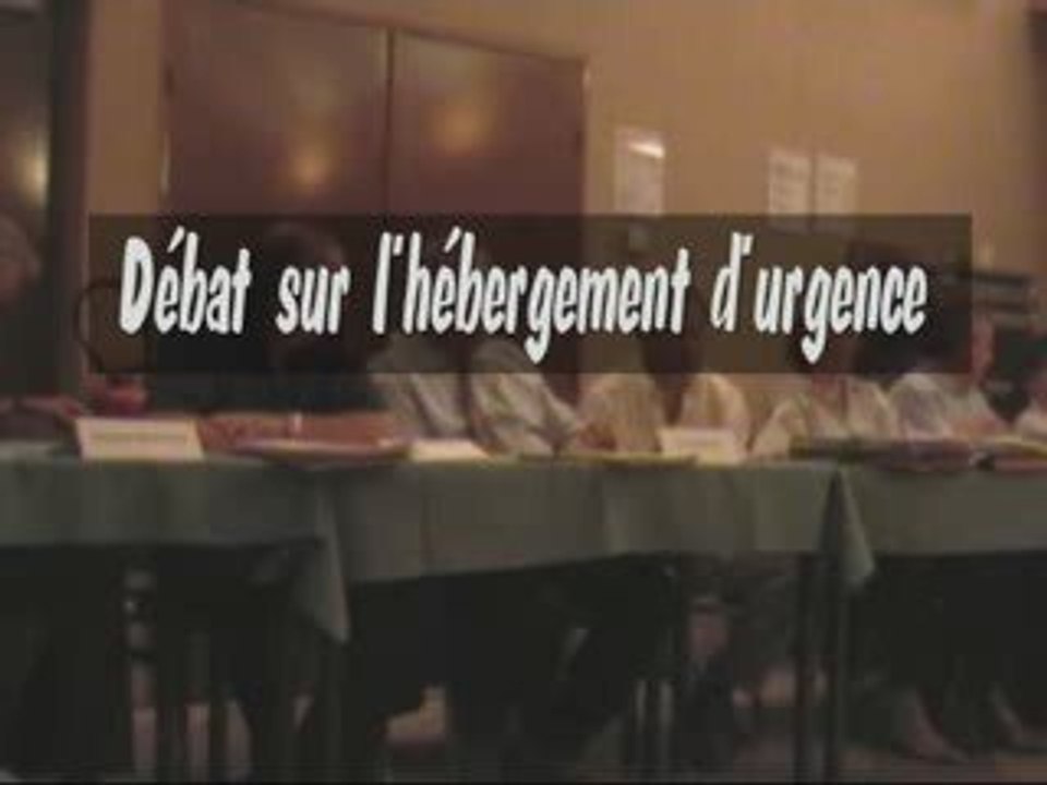 2009 09 28 Hébergement d'urgence