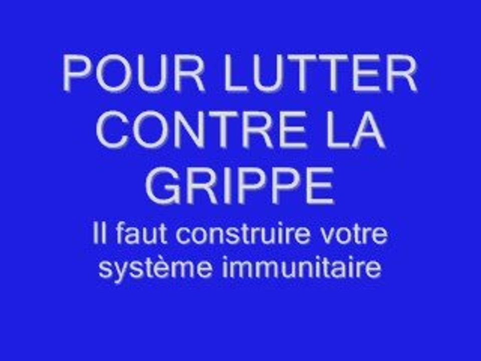 Lutter contre la grippe