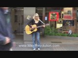 live music on the street of Cologne - Miss Revolution