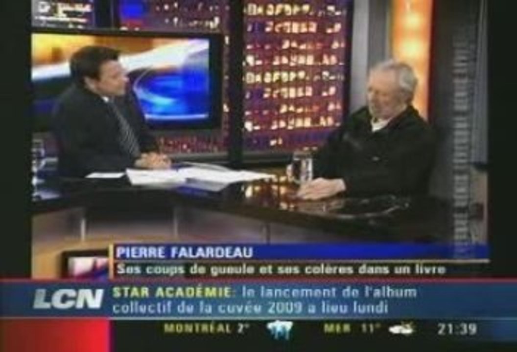 Pierre Falardeau, entrevue avec Denis Lévesque en mars 2009