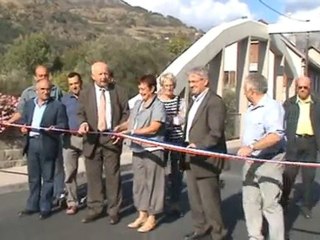 Inauguration du pont de Pont du Fossé le 28 09 2009