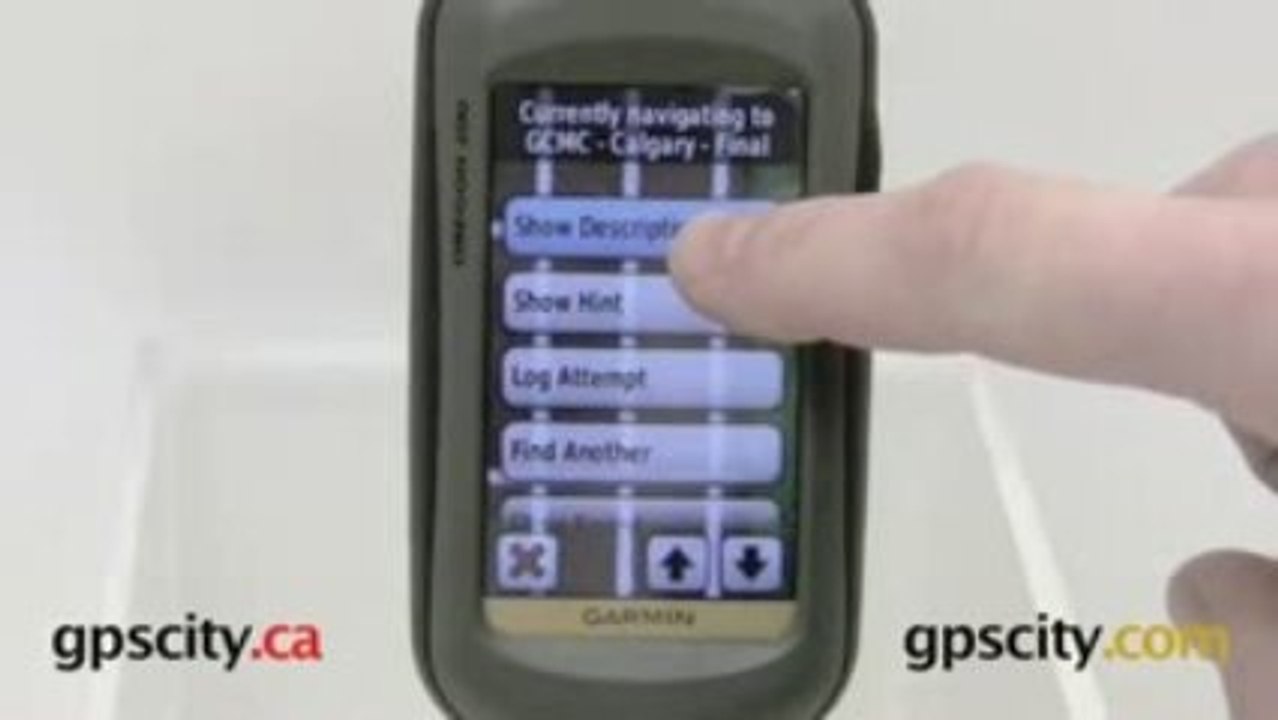 Garmin Oregon 300 400 and 500 series Paperless Geocaching