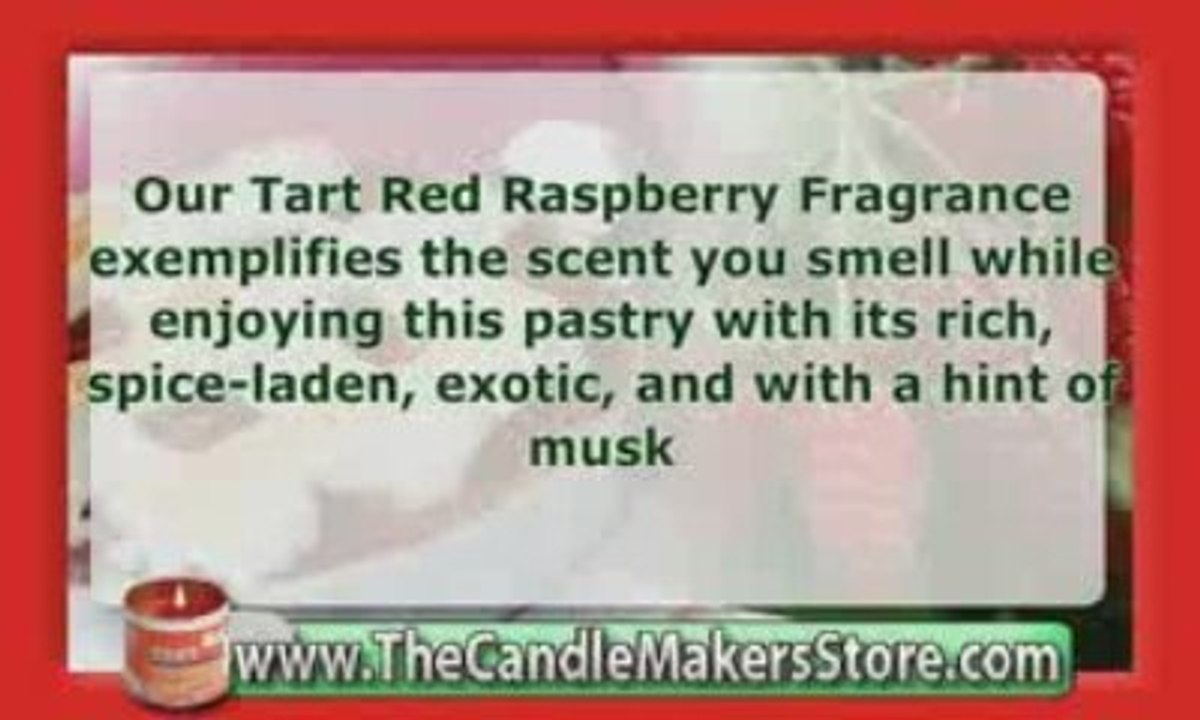 Candle Fragrance Oil: Tart Red Raspberry Fragrance