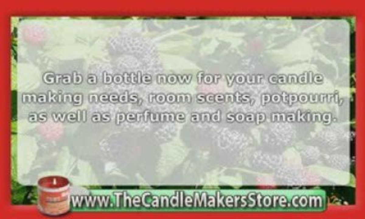 Candle Fragrance Oil:  Black Raspberry Vanilla Fragrance