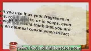 Candle Fragrance Oil: Oatmeal Cookie Fragrance